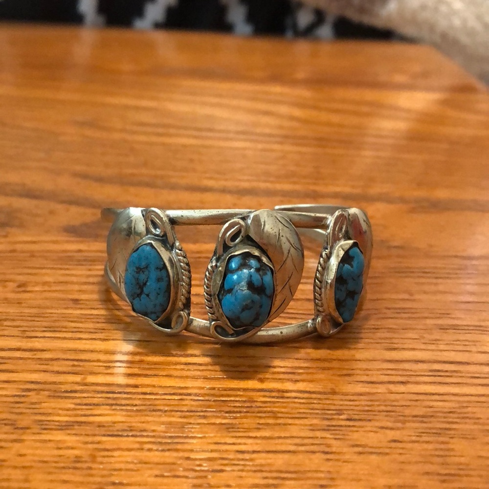 Faux Turquoise Cuff